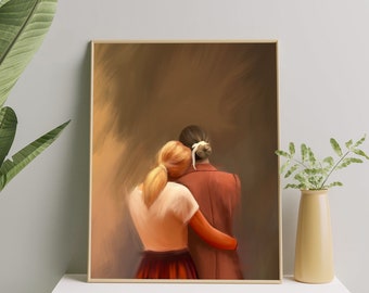 Lesbische Art Print, Lesbische Wall Art Poster, Lesbische Poster, Lesbische schilderij Home Decor