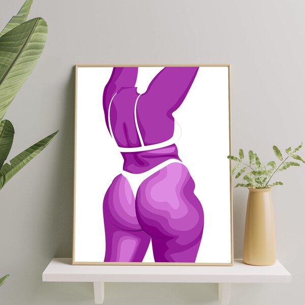 Naked Woman Art Etsy