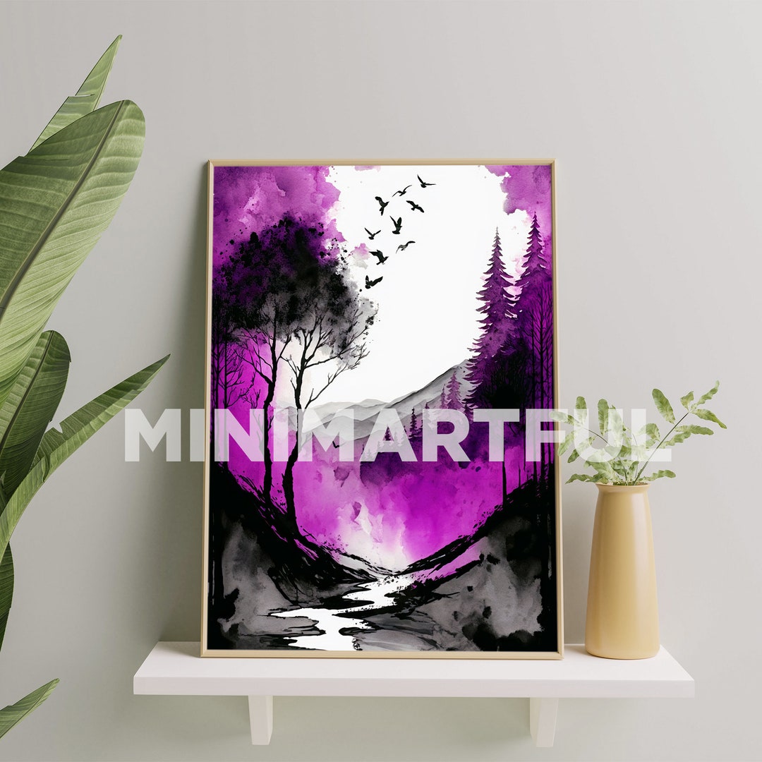 Débardeur Asexuel Art Abstrait LGBT LGBTQ Ace Pride - Design Minimaliste Et Subtil - Coupe Légère Et Confortable