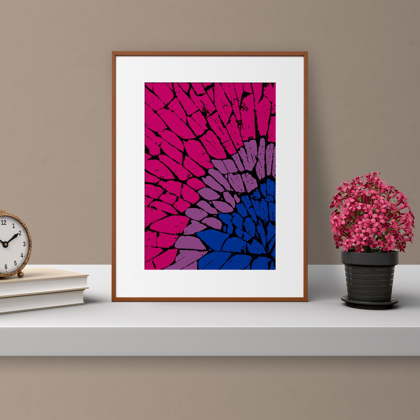 Bisexual Art Print Bi Bisexual Pride Minimal Poster Wall Art Etsy