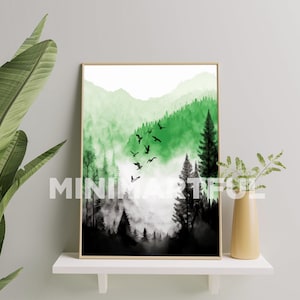 Aromantic Watercolor Art Print, Aromantic Poster For Home Decor, Aromantic Flag Painting, Aro Aromantic Watercolor Pride Gift