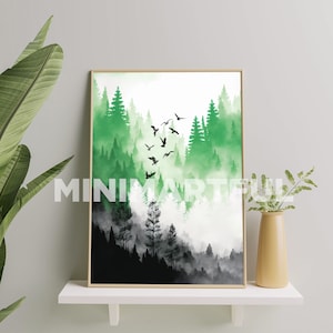Aromantic Art Print, Aromantic Flag Poster For Home Decor, Aromantic Painting, Aro Aromantic Watercolor Pride Gift