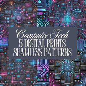 Cyberpunk Circuit Board Wall Art - Futuristic Neon Tech Decor - AI-Inspired Digital Artwork - Sci-Fi Home Aesthetic - Gamer Tech Enthusiasts