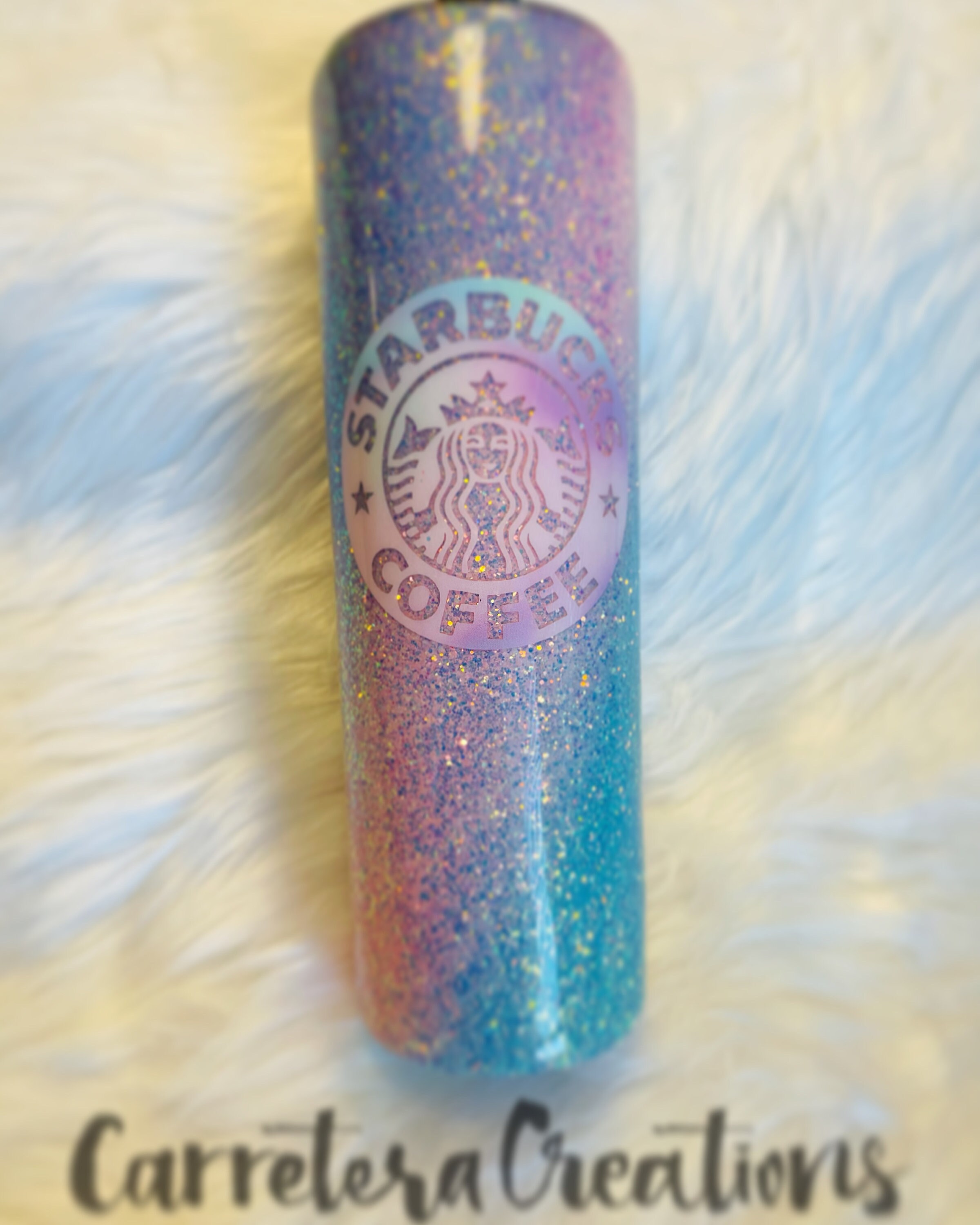 Starbucks Unicorn Glitter Tumbler Etsy Polska