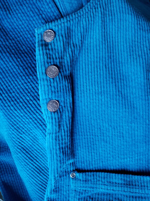 Corduroy Dress Vintage Denim & Co. Turquoise Cord… - image 7