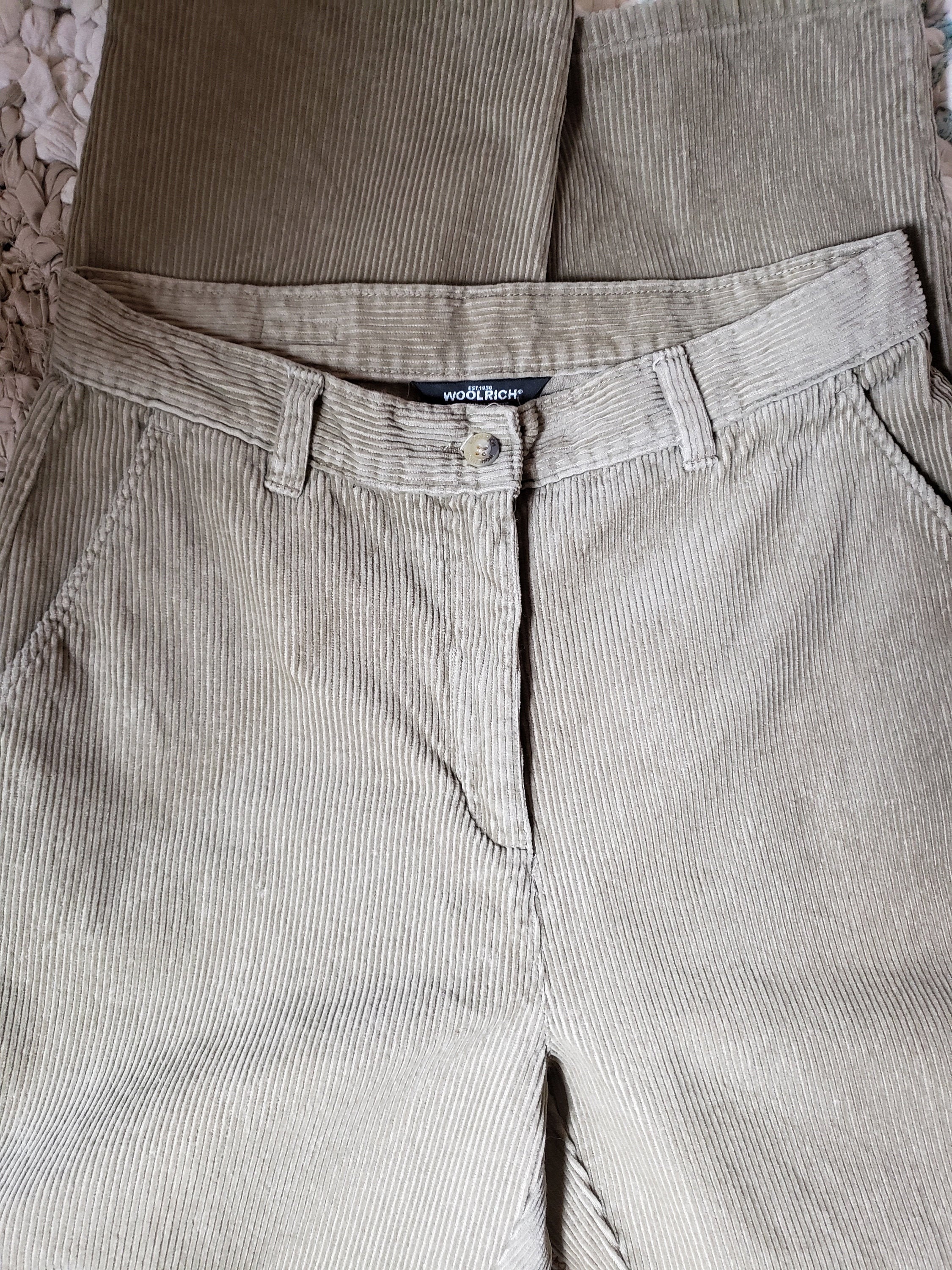 Beige Corduroy Pants by Woolrich Womens 