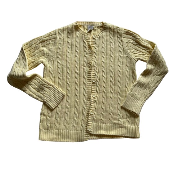 Women's Cardigan S L.L. Bean - 90s Crew neck - Wo… - image 5