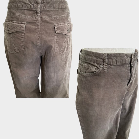 Corduroy Pants 14 Women's Vintage Beige Corduroy … - image 3