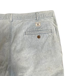 Mens Shorts 36&quot;  Ralph Lauren Cotton Shorts - Lightweight faded denim - VTG clothes shop Cleaning the earth one fabric at  time...