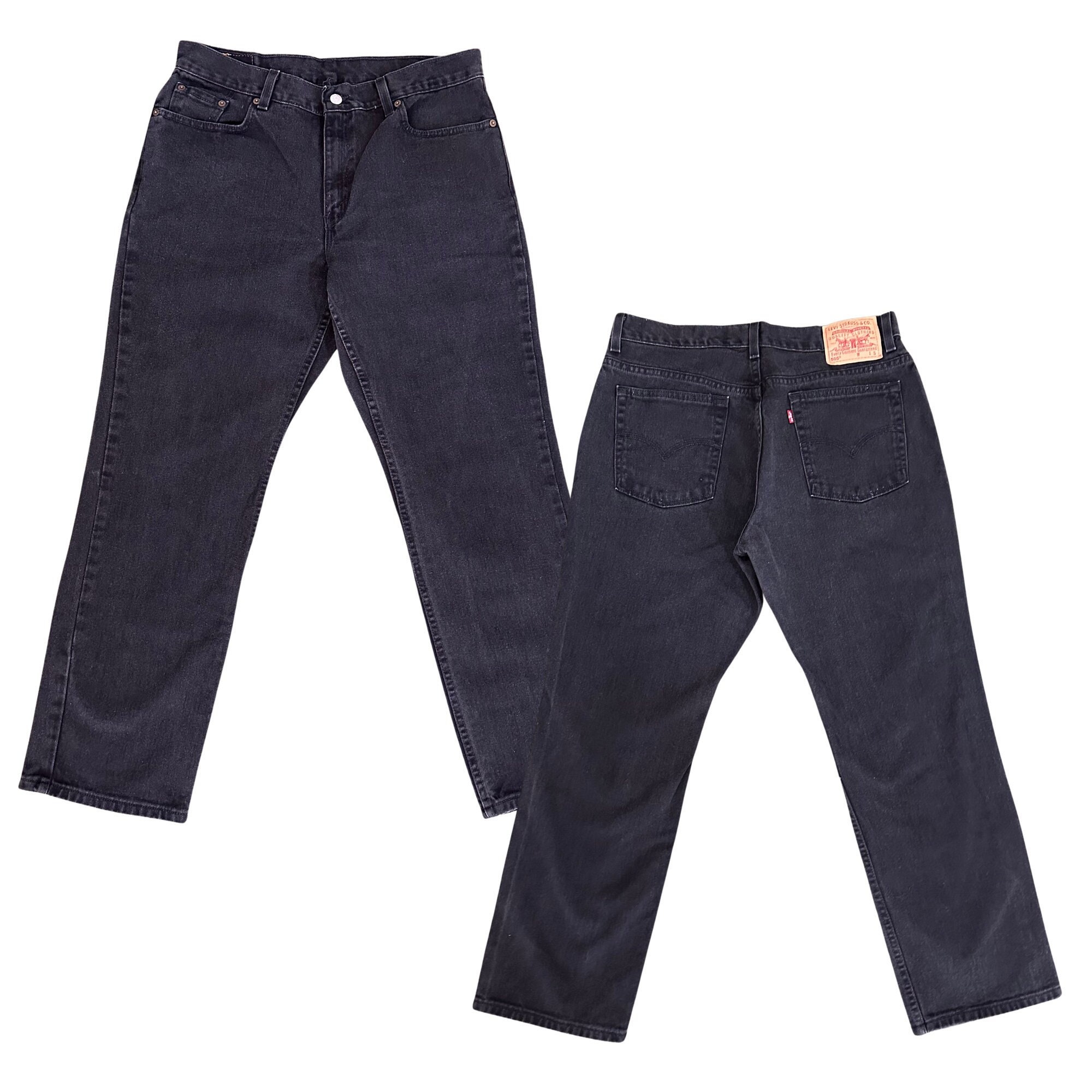 Black Levis 505 - Etsy Black Levis 505 - Etsy
