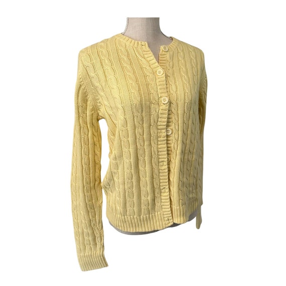 Women's Cardigan S L.L. Bean - 90s Crew neck - Wo… - image 2