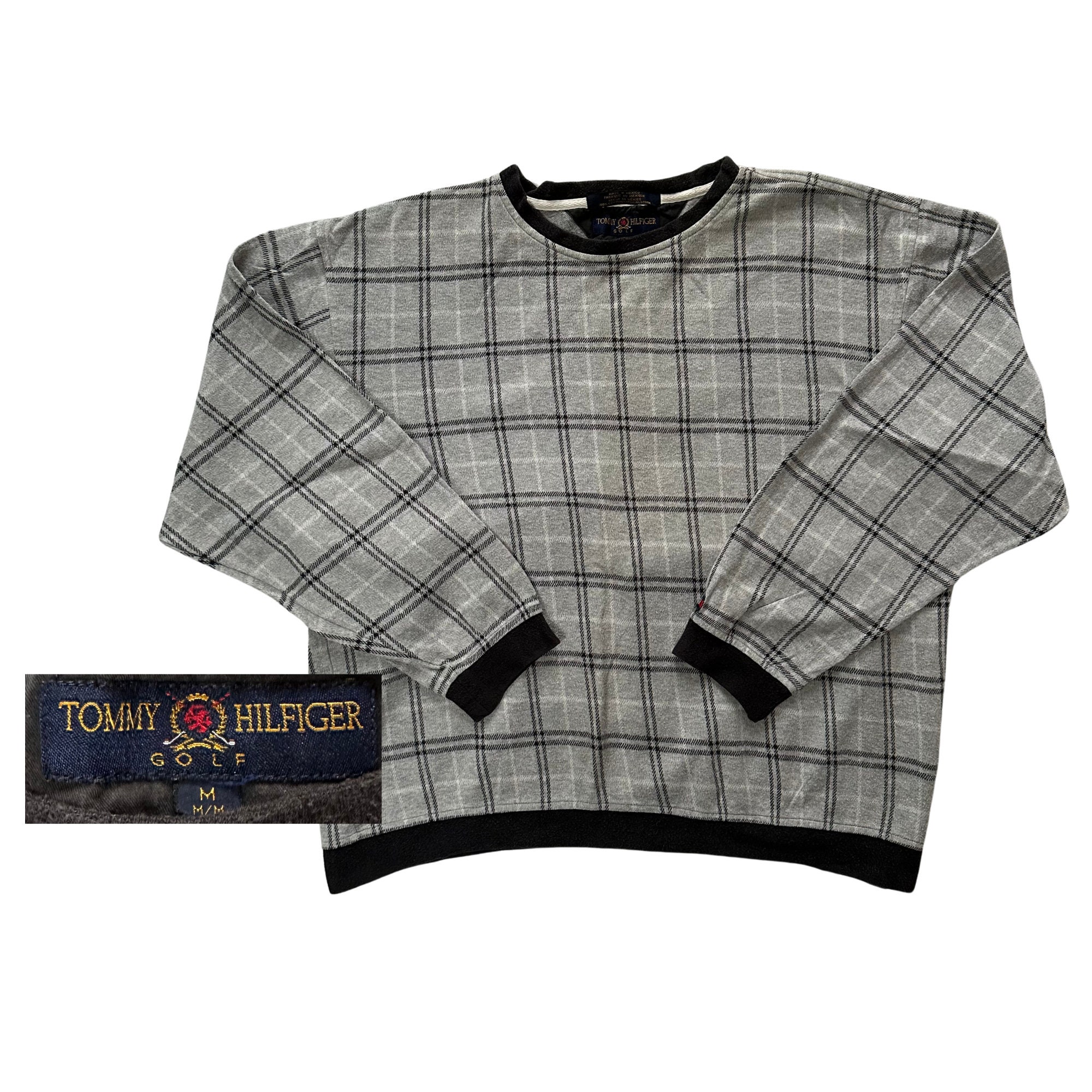 Golf Plaid Pullover Etsy Canada