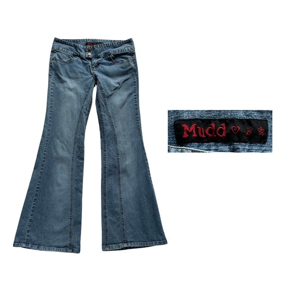 Bell Bottoms sz 9 y2k late 90's Mudd 12" bottoms … - image 1