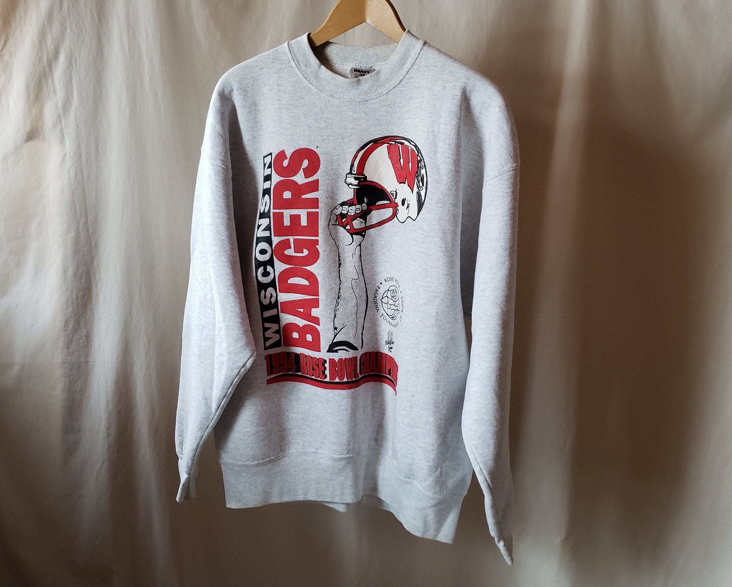Rose Bowl 1994/wisconsin Badgers Champions/vintage Sweatshirt Etsy UK