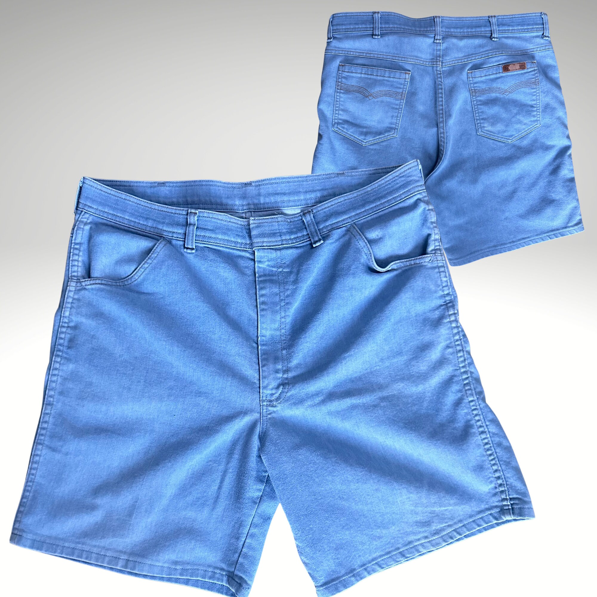 Men Vintage Denim Shorts