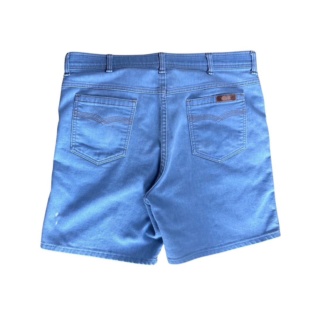 Vintage Denim Shorts 38 W Men's Shorts 70s/80s Etsy