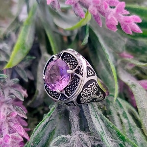 Yggdrasil Tree of Life Ring - Viking Dragon Ring - Unisex Norse Jewelry for Women and Men