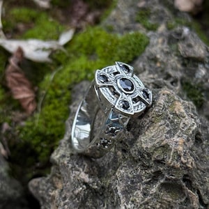 Franklin Mint Celtic Cross Ring - Etsy