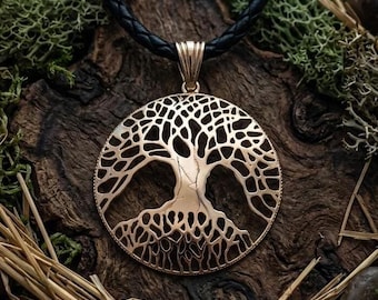 Yggdrasil Baum des Lebens Anhänger Yggdrasil Halskette Schutzanhänger