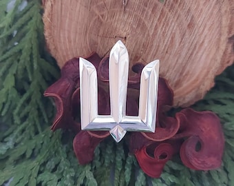 Ukrainian trident tryzub necklace trident pend