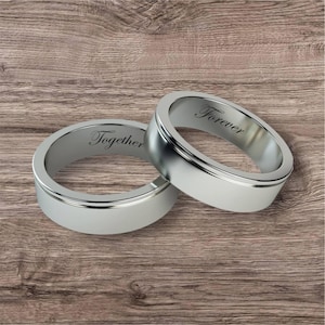 Custom Ring Engraving - Personalized Engraving Inside/Outside on Silver, Bronze and Gold Jewelry
