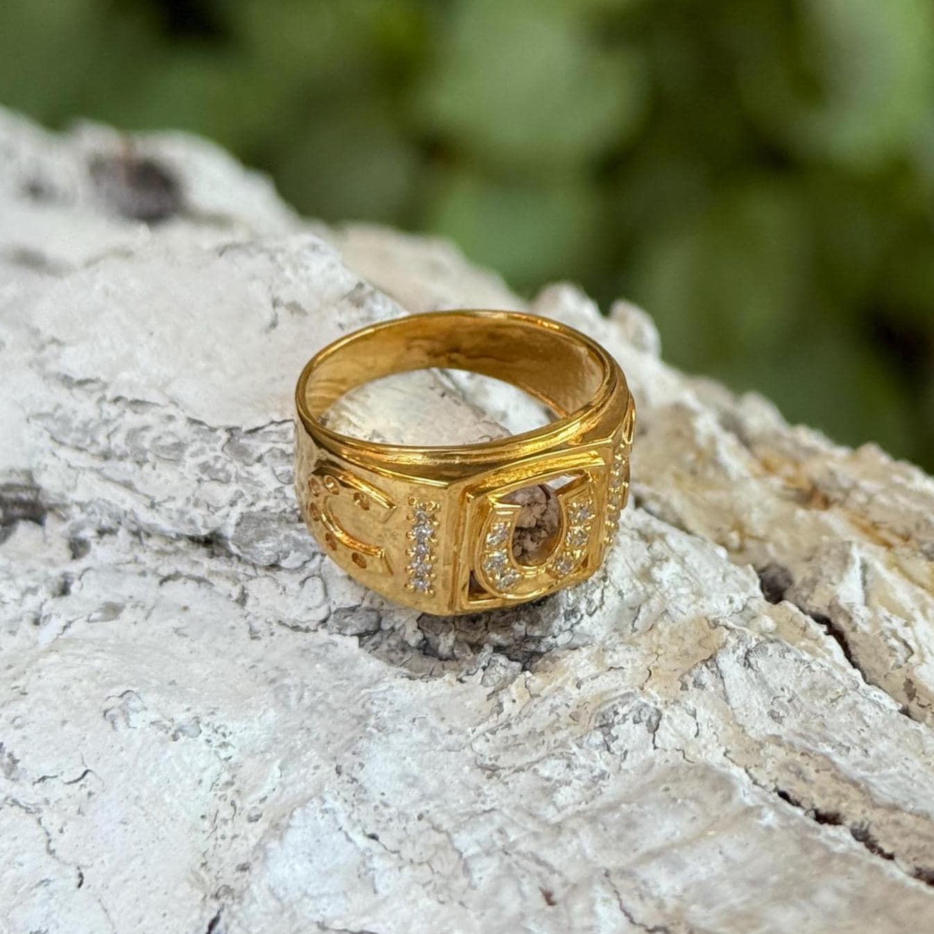 subculture☆ HORSE SHOE GOOD LUCK RING☆ Lucky Horseshoe Ring