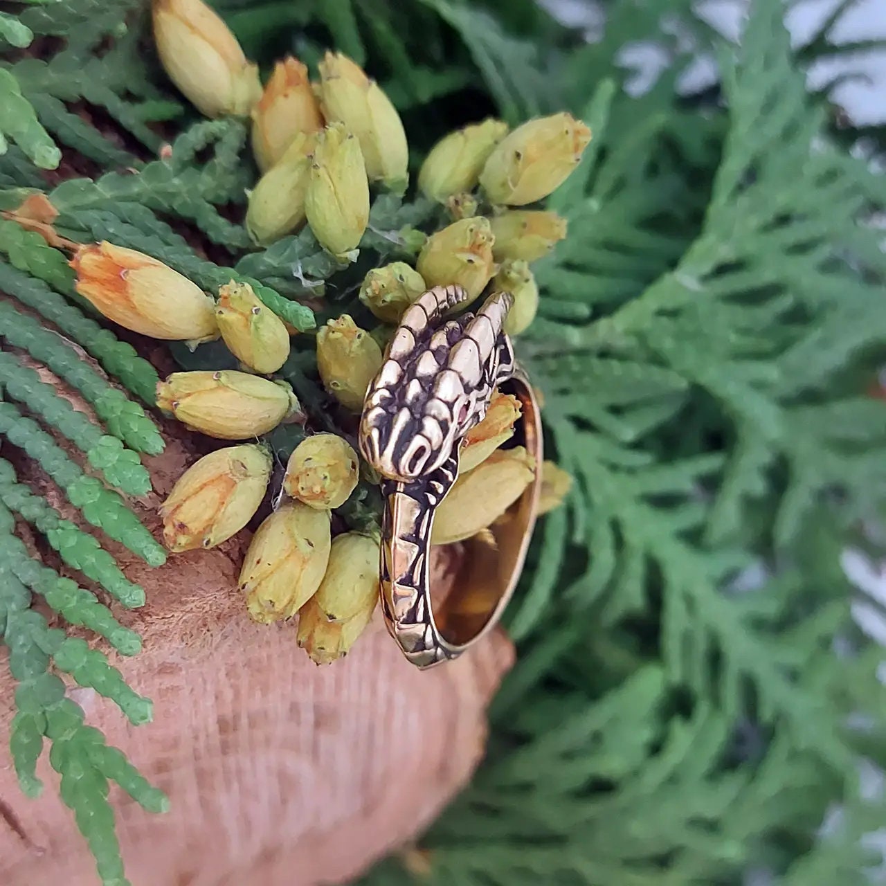 Ouroboros Dragon Ring Men Dragon Ring Women Fantasy Ring - Etsy