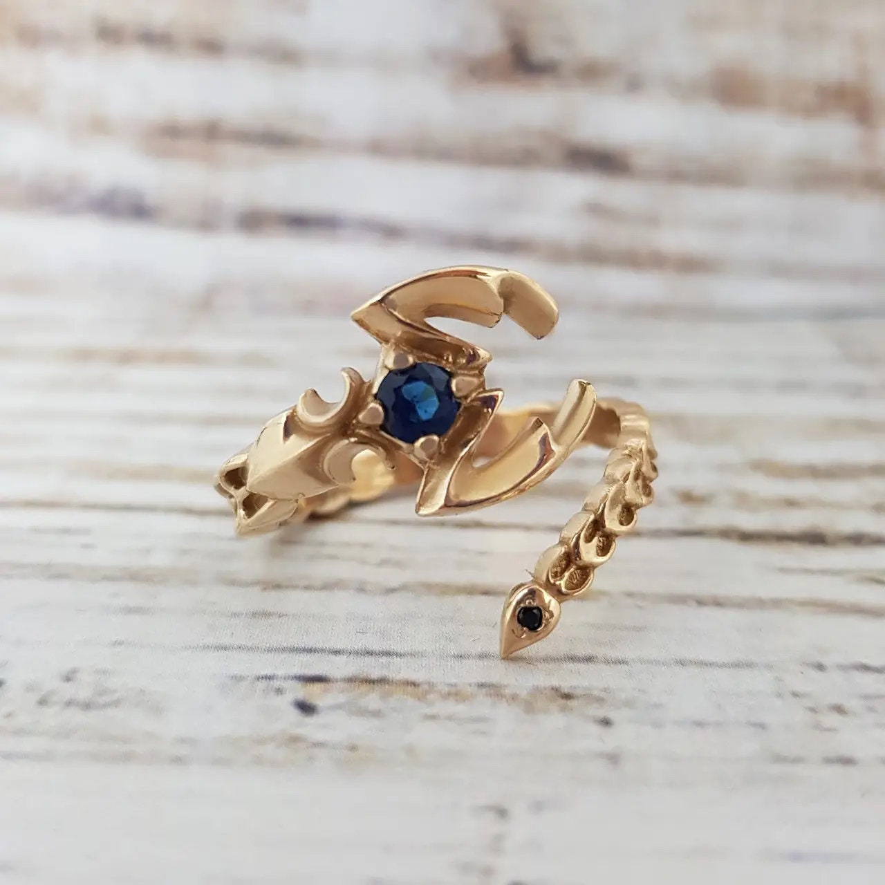Bague zodiaque scorpion bijoux constellation en argent sterling bague unisexe scorpion Etsy France