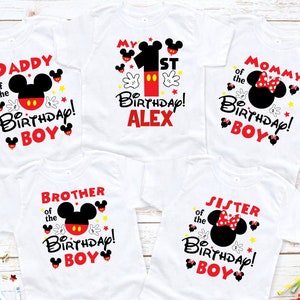 Minnie Mickey Birthday Shirt Mickey 