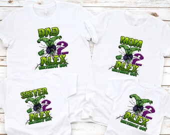 Hulk Birthday Shirt Etsy