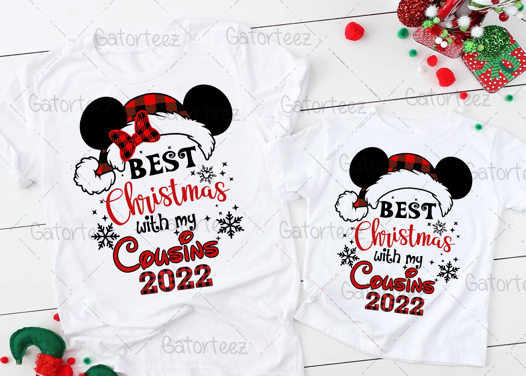 Discover Best Christmas with my cousins 2022 Disney Christmas Vacation Shirt