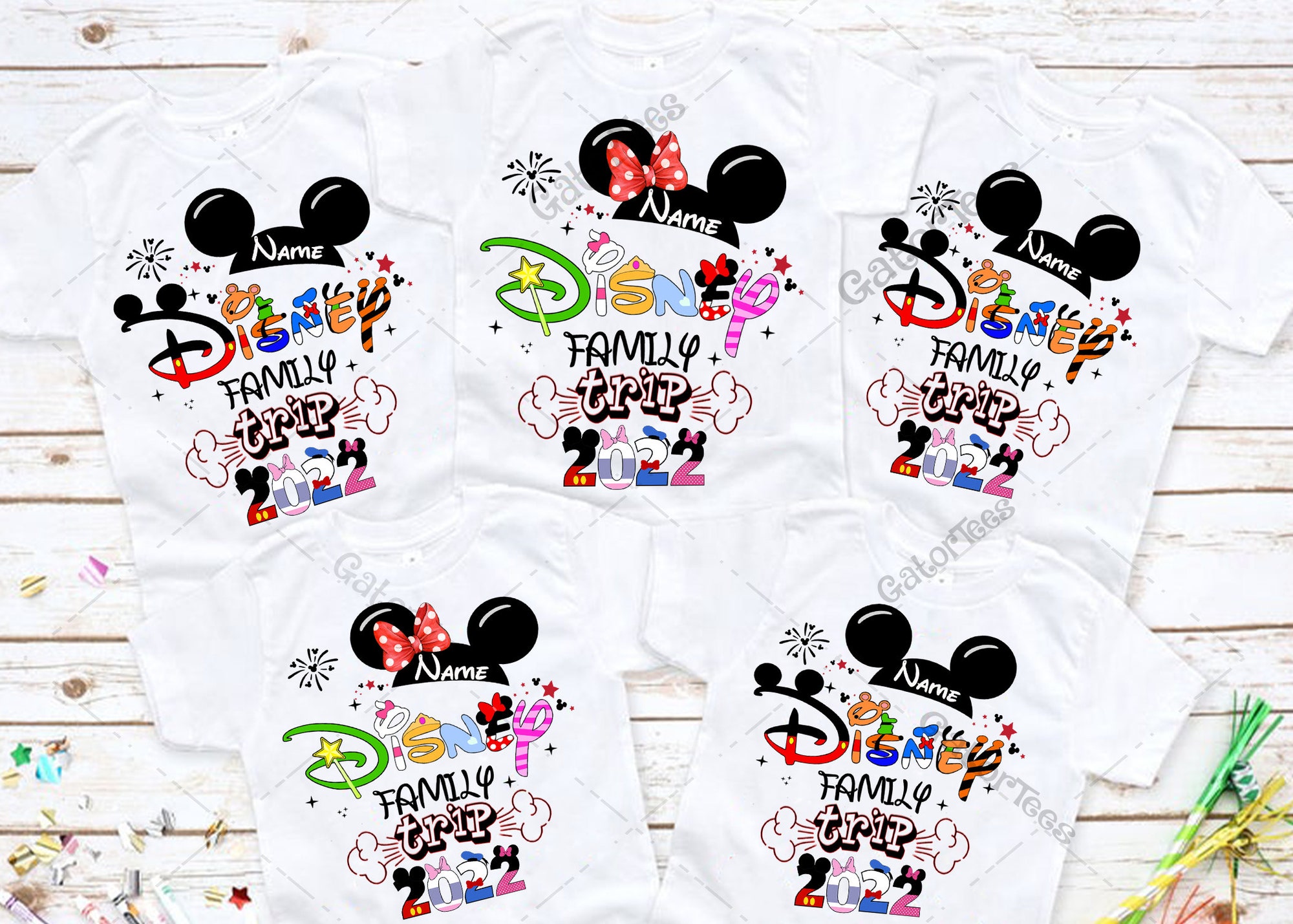 DIsney Family Trip 2022, Disney FamilienHemden matching Mickey DIsney Family Trip 2022, Disney FamilienHemden matching Mickey