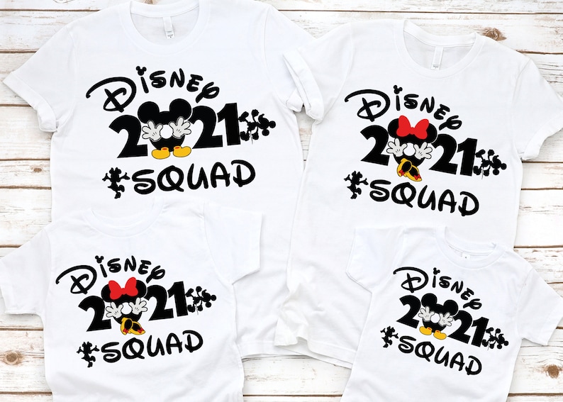 Disney Squad 2021 Shirt-Disney Squad Trip Shirt-Disney Family Shirts-Minnie Shirts-Mickey shirt-Disney Group shirt-Disney 2021 tees-46.47