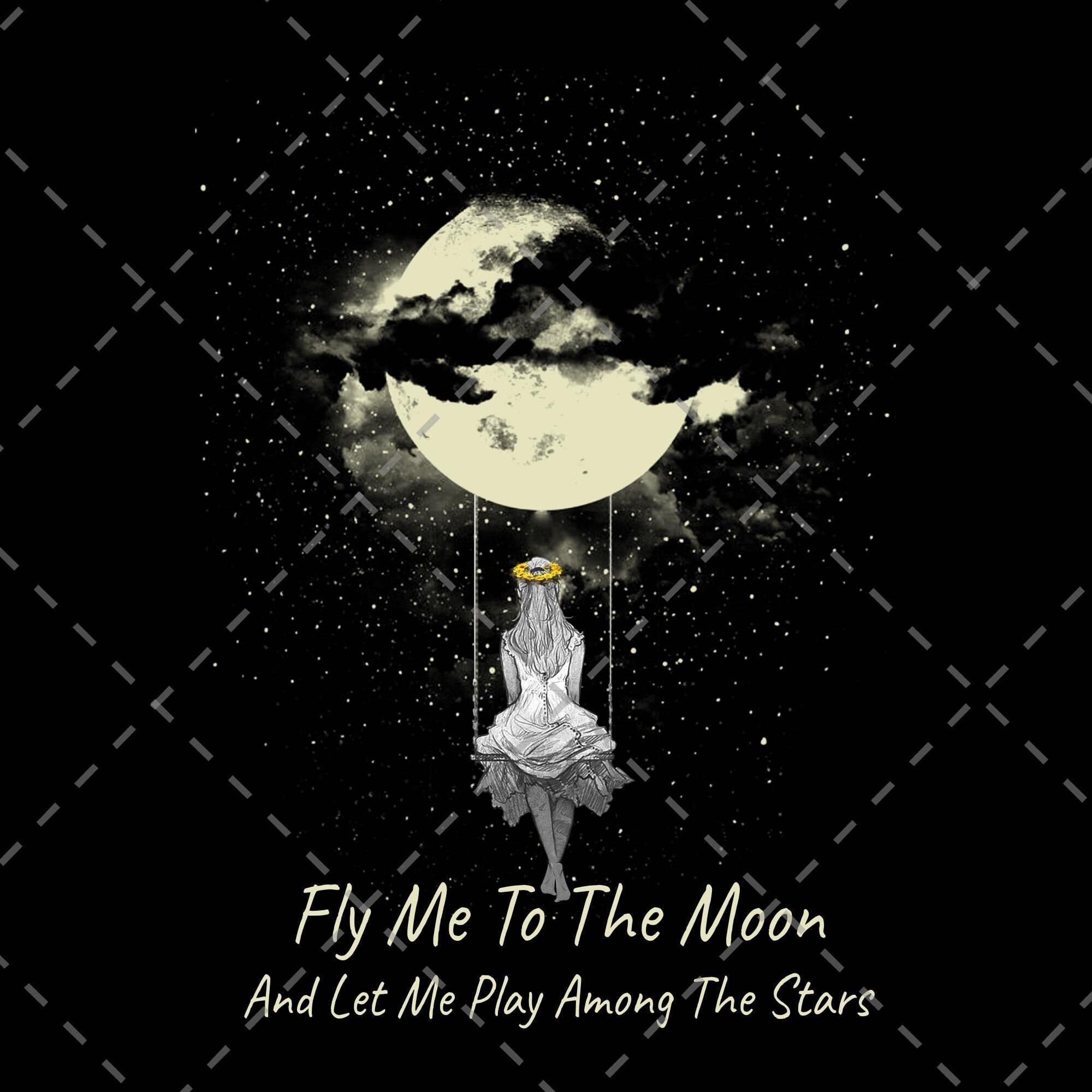 Fly Me To The Moon And Let Me Play Among The Stars Png Etsy