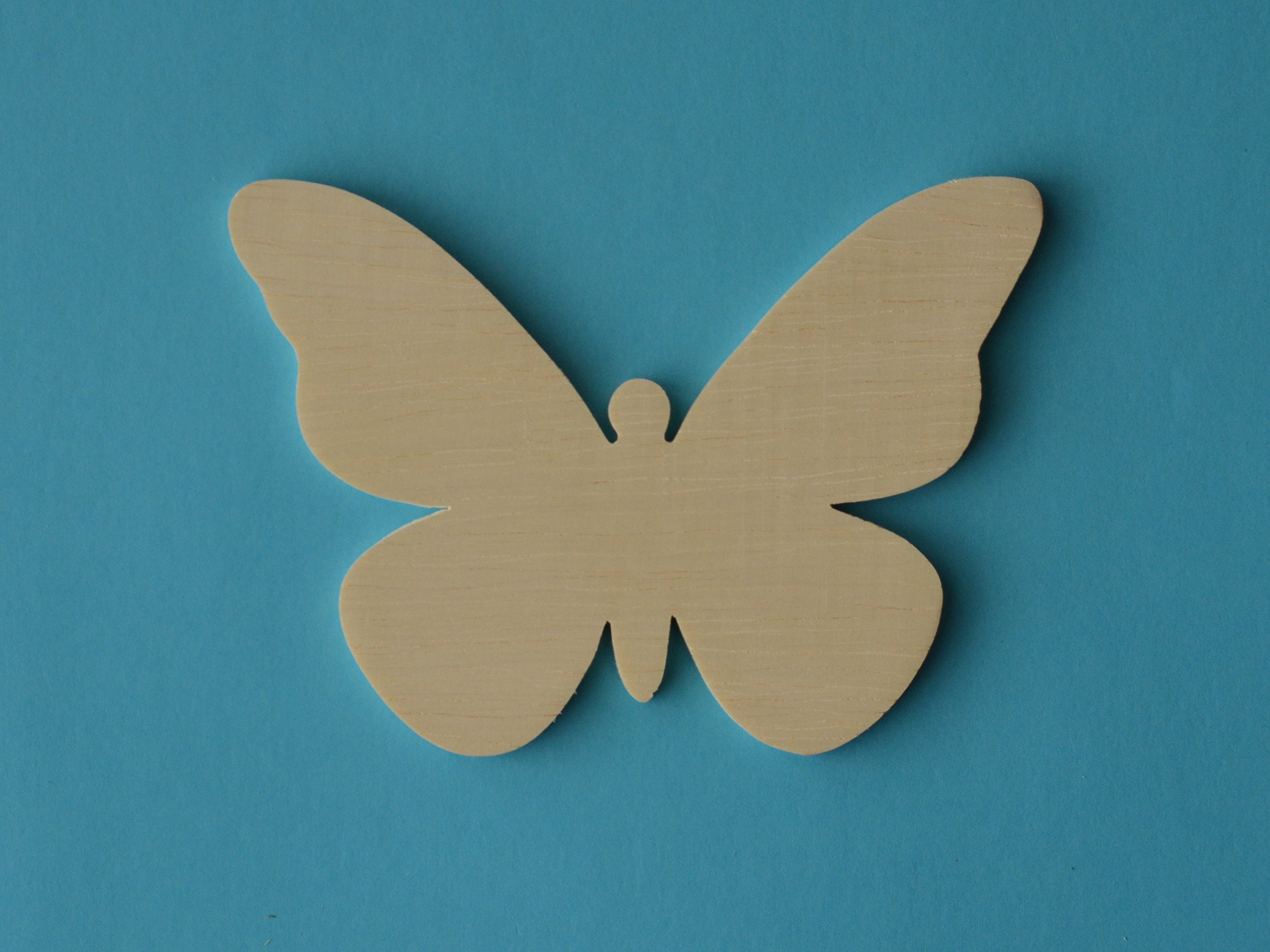 Butterfly Wood Craft Cutout Craft Supply 1/4 thick Etsy