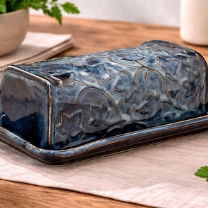 Handmade Ceramic Butter Dish with Lid