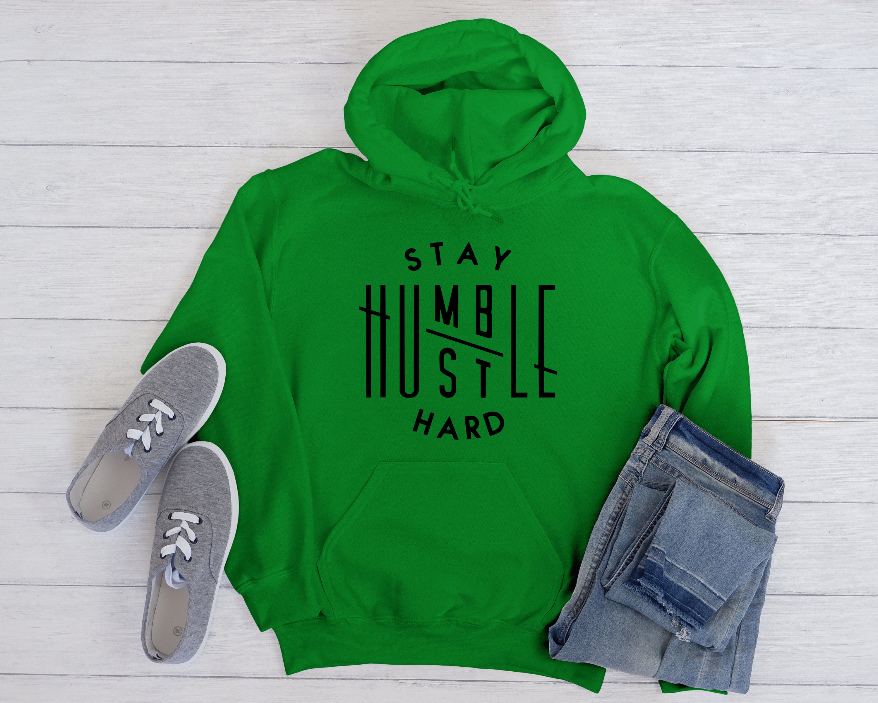 Stay Humble Hustle Hard Athlete Hoodie Unisex Hoodie Etsy