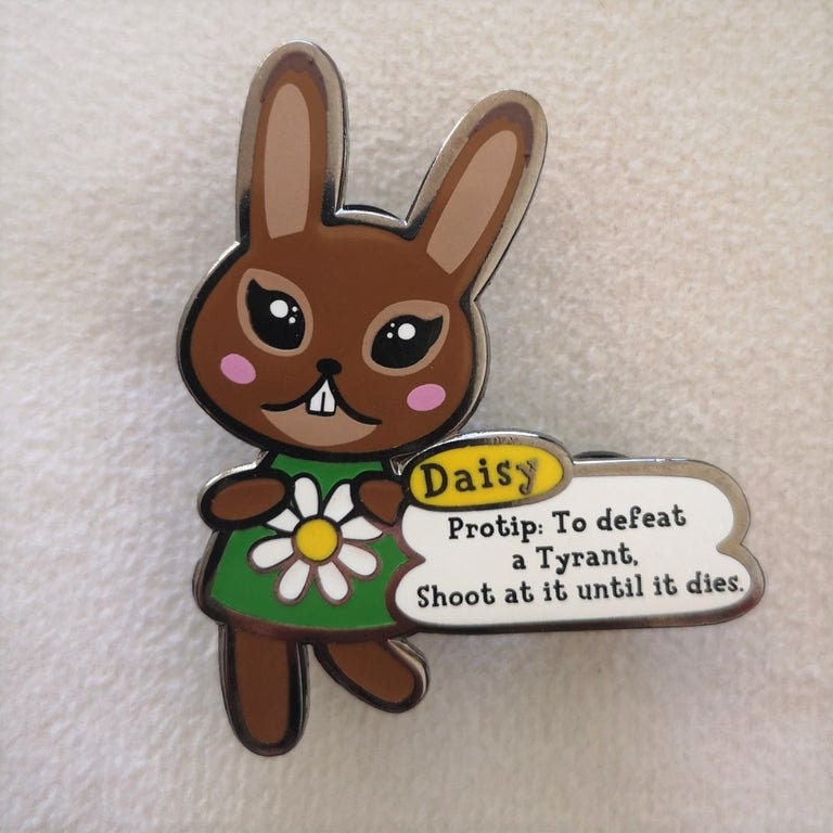 Animal Crossing X Doom Daisy Enamel Pin - Etsy