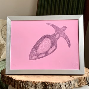 Plug · Handmade limited edition screen printing on FSC™ certified 250gsm uncoated white paper