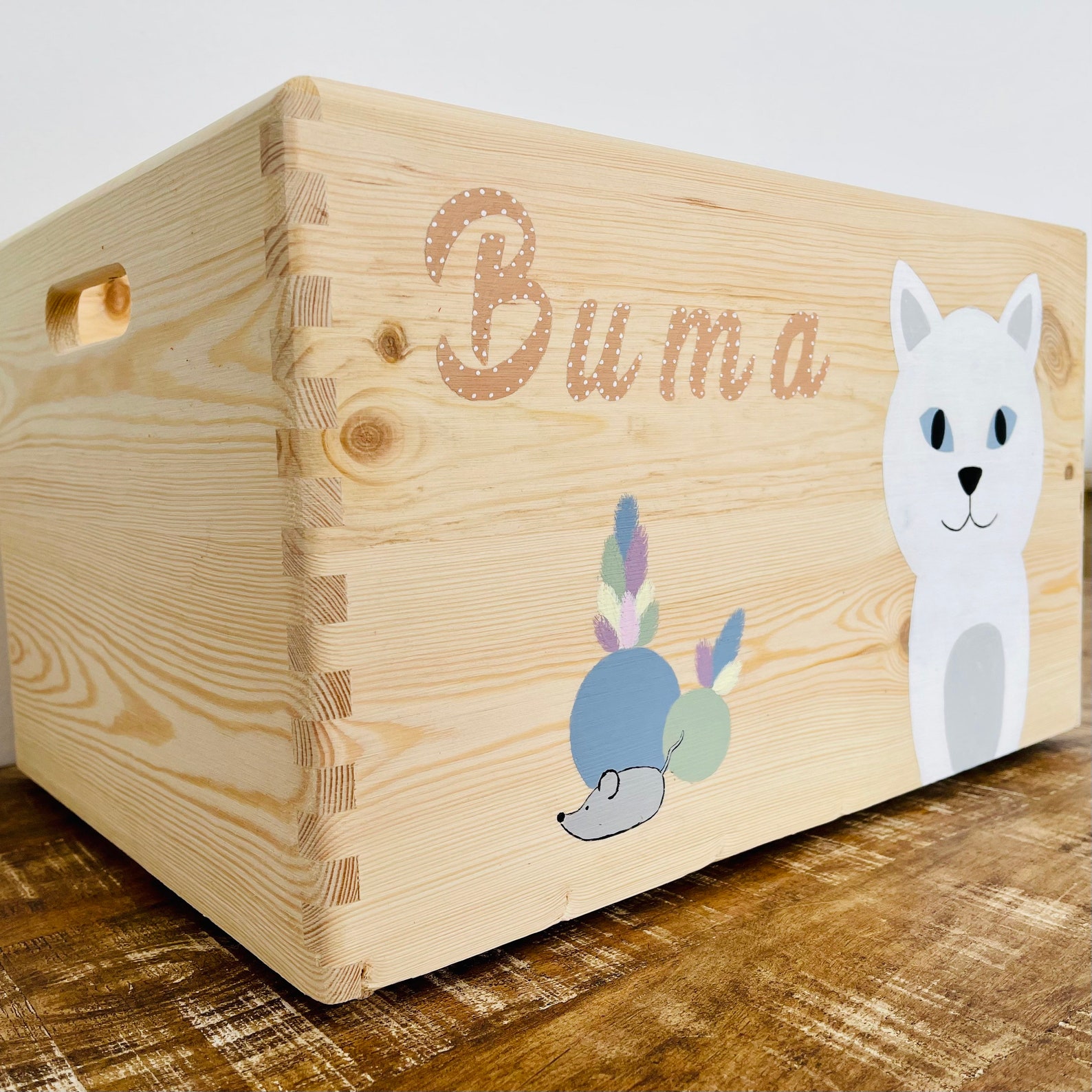Personalized Cats Toy Box Storage Box for Cat Toys Toy Etsy
