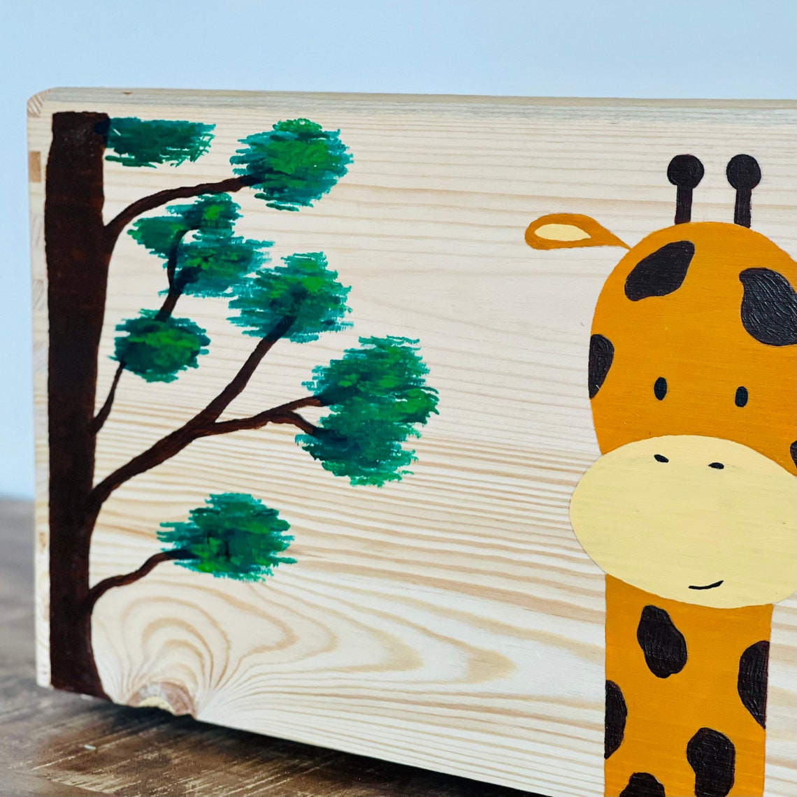Giselle Giraffe: Toy Box Large and Personalised Toy Storage | Etsy