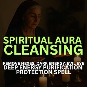 Spiritual Aura Cleansing | Remove Hexes, Dark Energy, Evil Eye | Deep Energy Purification & Protection Spell