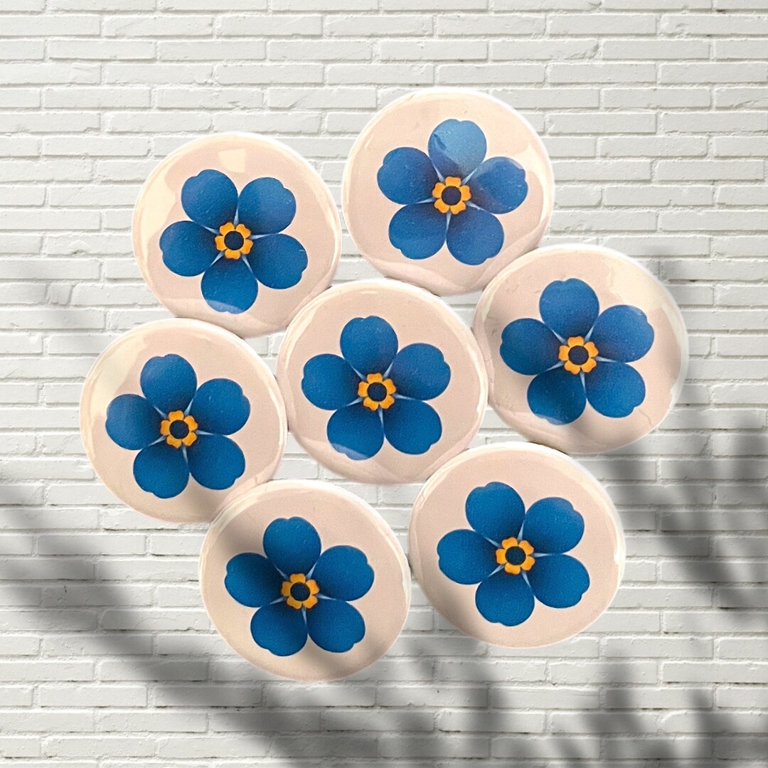 Forget Me Not Pin Badge: Alzheimer's Dementia Awareness (25mm) - Etsy UK