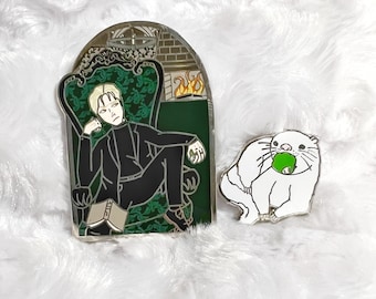 Moody Snake Wizard and Ferret Pins
