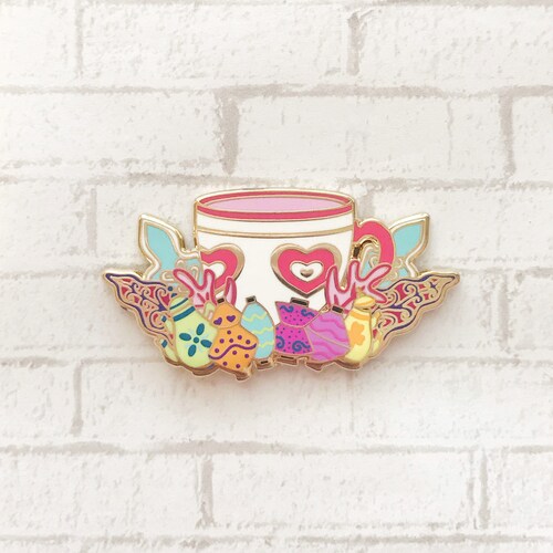 Teacup Ride Enamel Pin Etsy