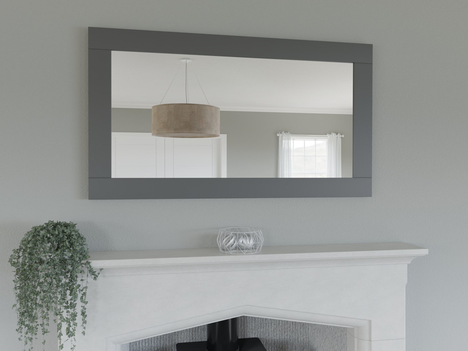 Loxley Classic Shaker Style Mirror in Silky Smooth Super Matt Etsy