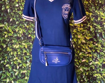 Bolso bandolera y riñonera Zeta Phi Beta