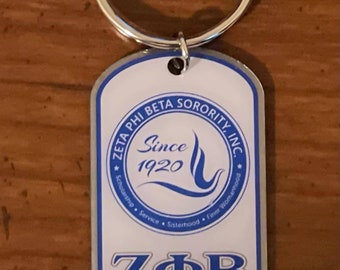 Llavero de Zeta Phi Beta