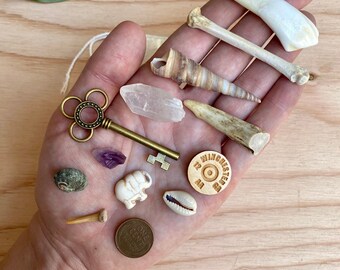 Labrodorite Copper Dark Art Bone Art Electroformed Jawbone Oddity Gemstone Real Bone Crystal Electroformed Bone Crystallized Bone