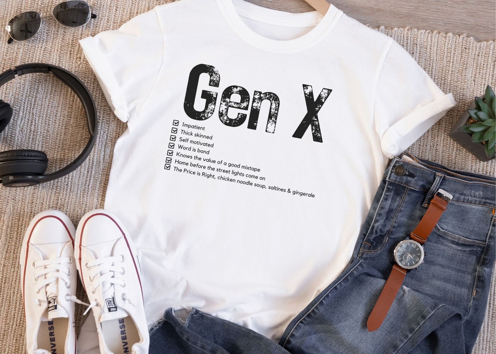 Gen X Description Short Sleeve Shirt Grey Tee Funny Gen X Etsy